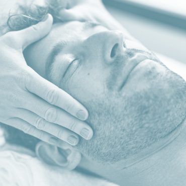 a woman receiving a luxurious facial treatment
